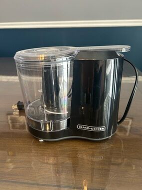 Black & Decker Black Electric Coffee/Spice Grinder with Clear Hopper